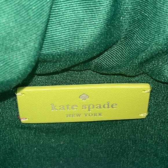♠️kate spade Harvest Time Watering Can Patent Fabric Crossbody, Green Multi NWT - Picture 14 of 16